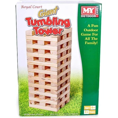Image of M.Y Outdoor Games Giant Tumbling Tower Family Garden