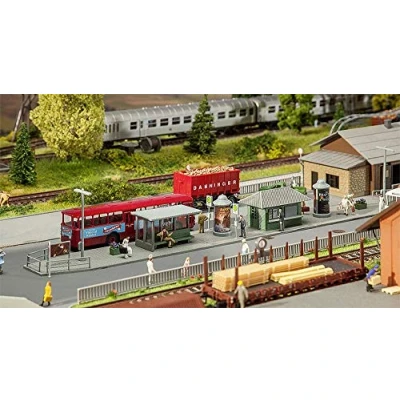 Image of Faller FA 120207 Stop/Waiting Area Scene HO Scale Building Kit Stop, Not Specified