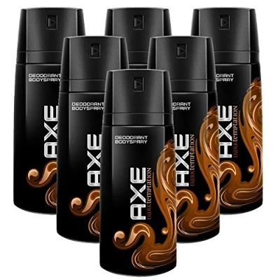 Image of 6pcs x Axe Lynx Dark Temptation Deodorant Bodyspray Anti Perspirant 150ml