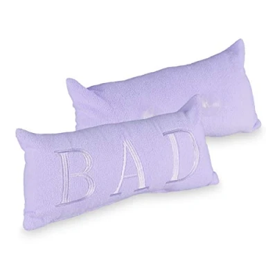 Image of Bath Pillow, Cushion Headrest With Suction Cups, Bathing Neck Support, Bolster, 18 x 37 12 cm, Lilac Relaxdays