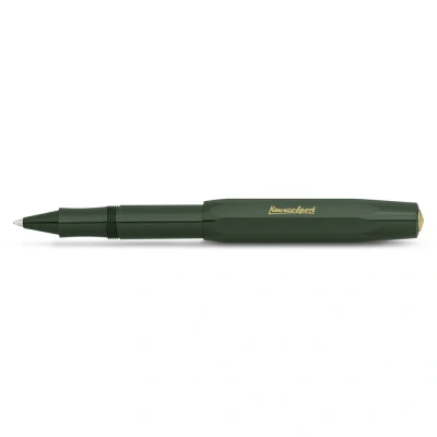 Image of Kaweco Classic SPORT Gel/Ballpoint Pen Green I Including 0.7 mm Rollerball Refill for Left Handed and Right Users in Design with Ceramic Ball Gel 13 cm