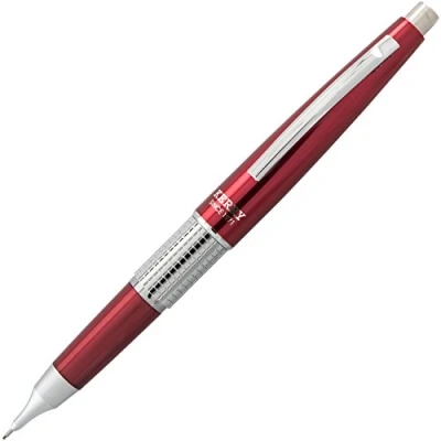 Image of Pentel Sharp Kerry Automatic Pencil, 0.5mm Lead Size, Red Barrel, 1 Each (P1035B)