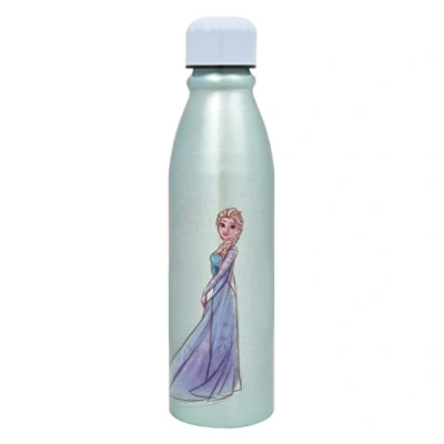 Image of Disney Elsa Sketch 600ml Aluminium Bottle Blue