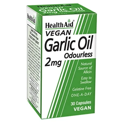 Image of HealthAid Garlic Oil 2mg 30 Vegicaps