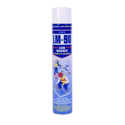Image of Action Can LM 90 White Line Marking Paint Aerosol 750ml
