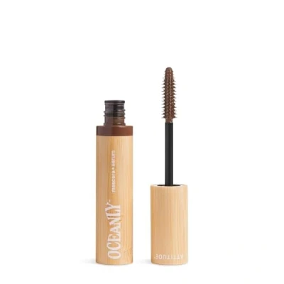 Image of ATTITUDE Oceanly Serum Infused Mascara, EWG Verified, Eye Lash Serum, Length + Volume, Vegan Beauty and Makeup, Brown, 7 g