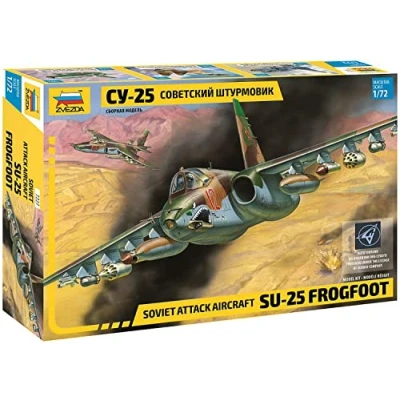 Image of Zvezda ZV7227 Sukhoi Su 25 Frogfoot, Groß Model kit, Multicoloured