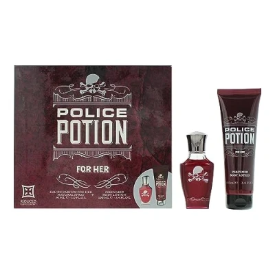 Image of Police Potion For Her Piece Gift Set: Eau de Parfum 30ml Body Lotion 100ml