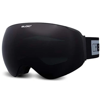 Image of Bloc Evolution Ski Goggles EO2 Matt Black with Dark Grey Lens