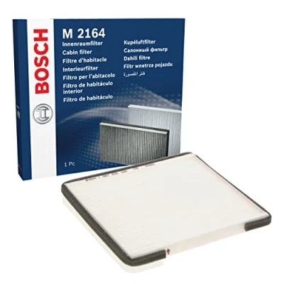 Image of 9713307010, 9713307010AT, S9713307010AT Pollen Filter BOSCH 1 987 432 164 Particulate 180mm 182mm 12mm KIA: Picanto I, II, RIO 3