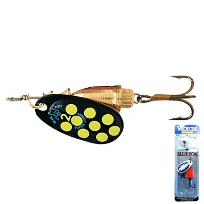 Image of Blue Fox Classic Vibrax 03 Painted Tackle, Hot Pepper, 1/4