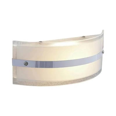 Image of LED Wall Light &#039;Zinka&#039; (Modern) in White Made of Glass for e.g. Living Room &amp; Dining (1 Source,) from Lindby Lighting, lamp