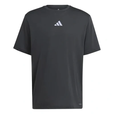 Image of adidas Performance ONE AT A TIME Graphic Sports Tshirt, Men&#039;s, Size: Small, Black
