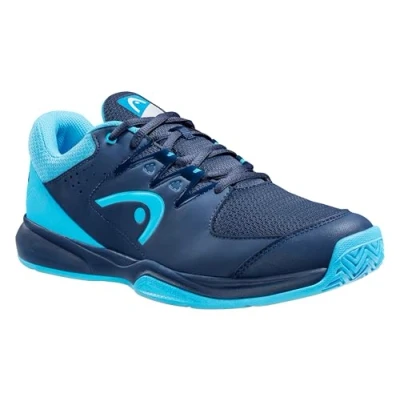 Image of Head Men&#039;s Grid Indoor Shoe, Dark Blue/Aqua Squash, 7.5 UK
