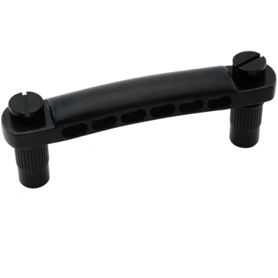 Image of Musiclily Pro 52.5mm 12 string Tune o matic Stop Tailpiece for Epiphone Les Paul SG Style Electric Guitar, Black