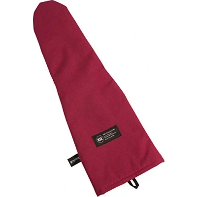 Image of San Jamar KT0118K Cool Touch Flame Puppet High Heat Intermittent Protection up to 900F Oven Mitt, 17&quot; Length, Red