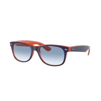 Image of Sunglasses Ray ban Rb2132 new wayfarer col. 789/3f Unisex Square Blu