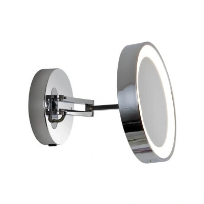 Image of Catena Bathroom LED Magnifying Mirror Polished Chrome IP44