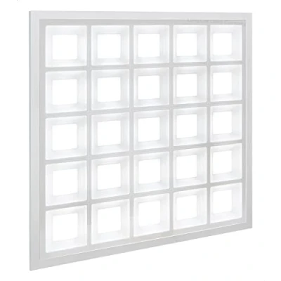 Image of Long Life Lamp Company 40w LED Panel 600 x Ceiling Light 6500K Recessed 25 Sections Back Modular Replacement 25SP