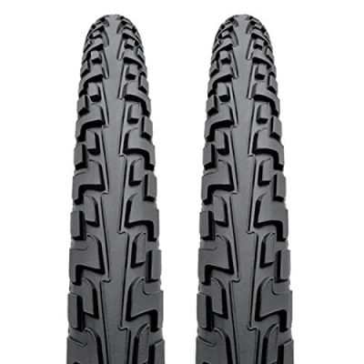 Image of Continental Ride Tour 700 x 42c Bike Tyres with Ano Adapters (Pair)