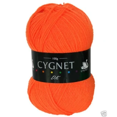 Image of Cygnet DK Double Knitting Acrylic Yarn Wool 100g 6632 Jaffa
