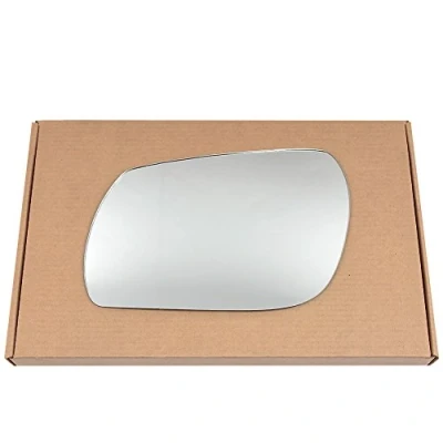 Image of Less4spares Wing Mirror Glass Left Compatible with Mazda 3 2003 2009 STICK ON Passenger Near Side Convex