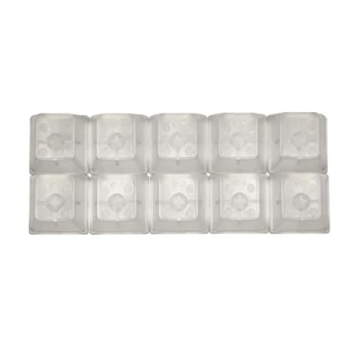Image of Cnrfeoap CherryProfile Keycaps ABS Frosted Transparent Translucent Keycap For Mechanical Keyboard Switches 5/10PCS