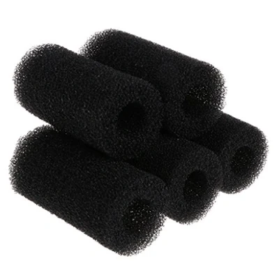 Image of TTTLLNN 5 Pieces Pre Filter Sponge Replacement Aquarium Media Black Foam Rolls Fish for Covers Accessories