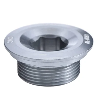 Image of Dilwe Bike Crank Bolt, Aluminum Alloy Bicycle Crankset Accessory Bolt Screw Parts(Titanium Color) Shimano Hollowtech Ii Arm Fixing Scott Bottom Parts Token