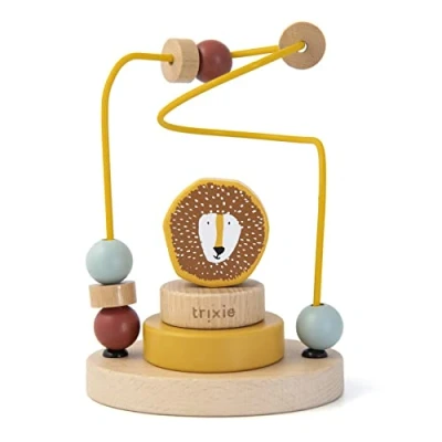 Image of Trixie 36 148 Beads Maze Mr. Lion, Yellow, Small