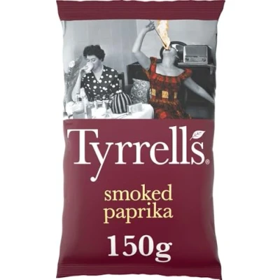 Image of Tyrrells Smoked Paprika Sharing Crisps 150g