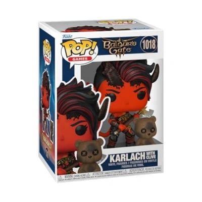 Image of Funko Pop! &amp; Buddy: Baldur&#039;s Gate Karlach Clive 3 Collectable Vinyl Figure Gift Idea Official Merchandise Toys for Kids Adults Video Games Fans
