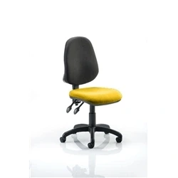 Image of Eclipse Plus II Lever Task Operator Chair Bespoke Colour Seat Senna Yellow