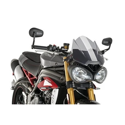 Image of Puig 8929H Windshield Naked New Generation Sport, Smoke