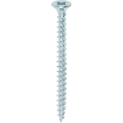 Image of TIMCO Solo Chipboard &amp; Woodscrews PZ Double Countersunk 4.0 x 50 Zinc Box of 200