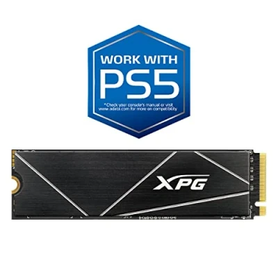Image of ADATA XPG GAMMIX S70 BLADE 512GB PCIe Gen4x4 M.2 2280 SSD 3D Graphics Processing High End Gaming PC PS5 with or w/o heatsink, Solid State Drive