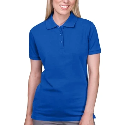 Image of HRM Women&#039;s Heavy Stretch W Polo Shirt, Blue (Royal 05 Royal Blue), M