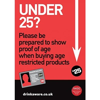 Image of Challenge 25 Poster for Age Restricted Products