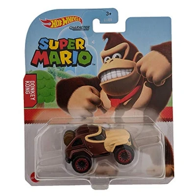 Image of Hot Wheels 1 Super Mario Remote Control Vehicles, Assorted