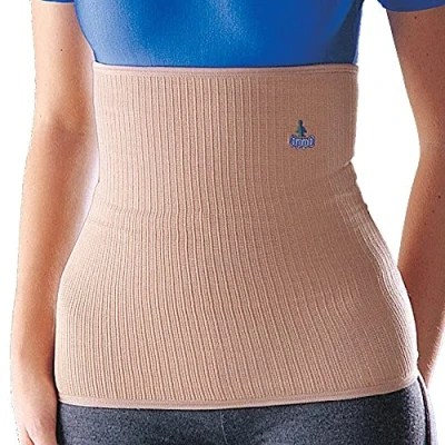 Image of Elastic ABDOMINAL Binder MATERNITY Brace By OPPO Post Natal Belly Tummy After Birth Support Lower Lumbar Back Pain/Slimming Belt/Post Surgery (XXL 106.7cm and over)