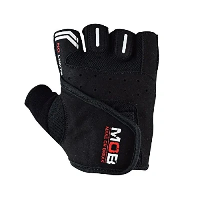 Image of Make or Break Xtra Durable Training Gym Glove, Finger Less Gloves for Weight Lifting, Cross Training, Calisthenics, Cycling and Other Sports (Medium)