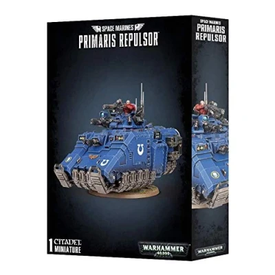 Image of Games Workshop 99120101192&quot; Space Marines Primaris Repulsor Plastic Kit, Black