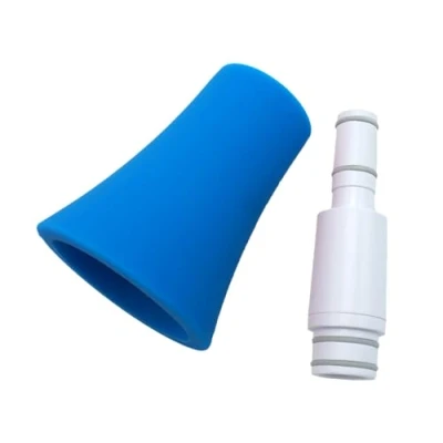 Image of Nuvo Instrumental N515SWBL White with Blue Trim Straighten Your jSax Kit