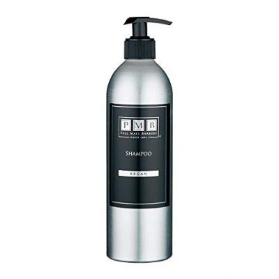 Image of Pall Mall Barbers, Finest Hair Care for Men Since 1896 Argan Shampoo 500ml Mens Dandruff and Itchy Scalp Hydrating Indulging Dry, Split Ends