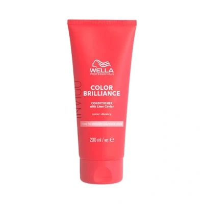 Image of Wella Professionals Invigo Color Brilliance Professional Hair Care, Colour Protection for Fine/Normal Hair, Vibrant Colour, Conditioner 200ml