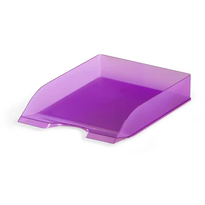 Image of Durable Basic Letter Tray Translucent Purple
