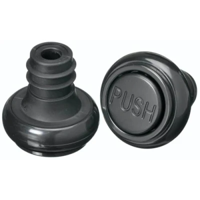 Image of BarCraft Connoisseur Wine Save Set Of 2 Stoppers