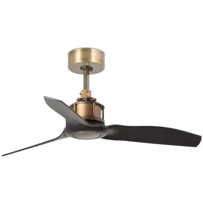 Image of Just fan 81cm Old gold ceiling 3 blades black
