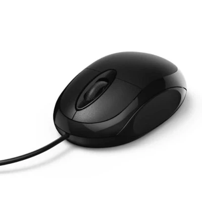 Image of Hama MC 100 Optical 3 Button Mouse, Cabled, black