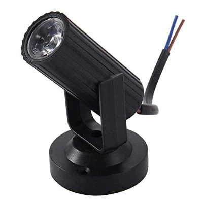 Image of P12cheng RGB Stage Spotlight,RGB LED Spotlight Disco Bar KTV Party Dance Club Lightweight Pinspot Light Blue Black Shell